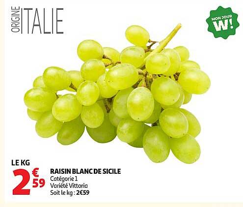 RAISIN BLANC DE SICILE