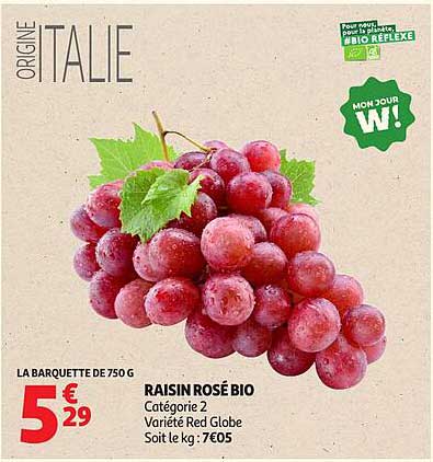 RAISIN ROSÉ BIO
