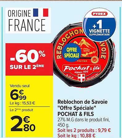 Reblochon de Savoie "Offre Spéciale" POCHAT & FILS