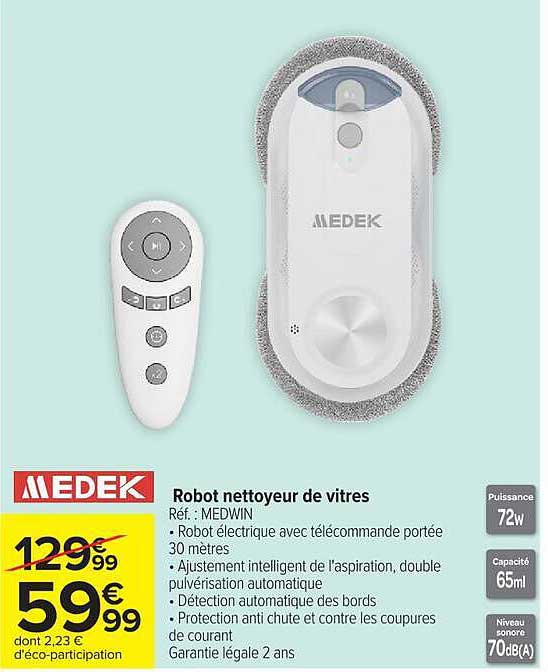 Robot nettoyeur de vitres