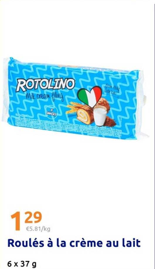 Roulés à la crème au lait