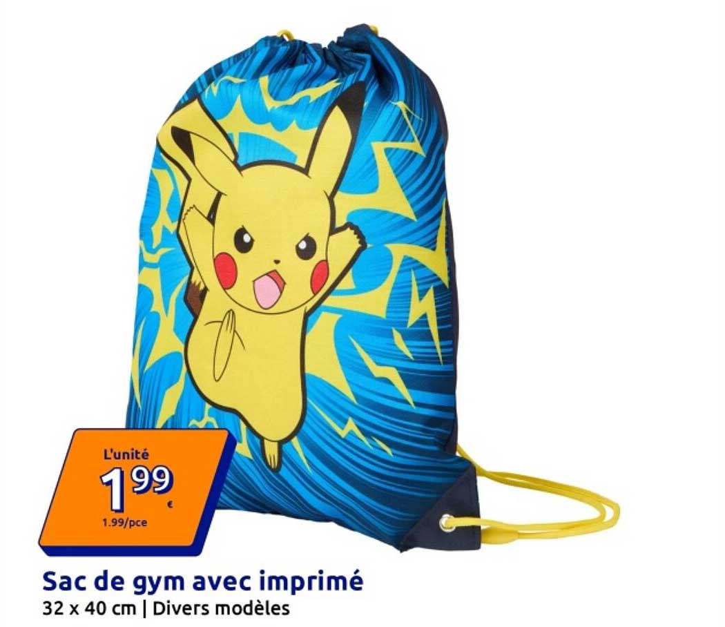 Sac de gym avec imprimé