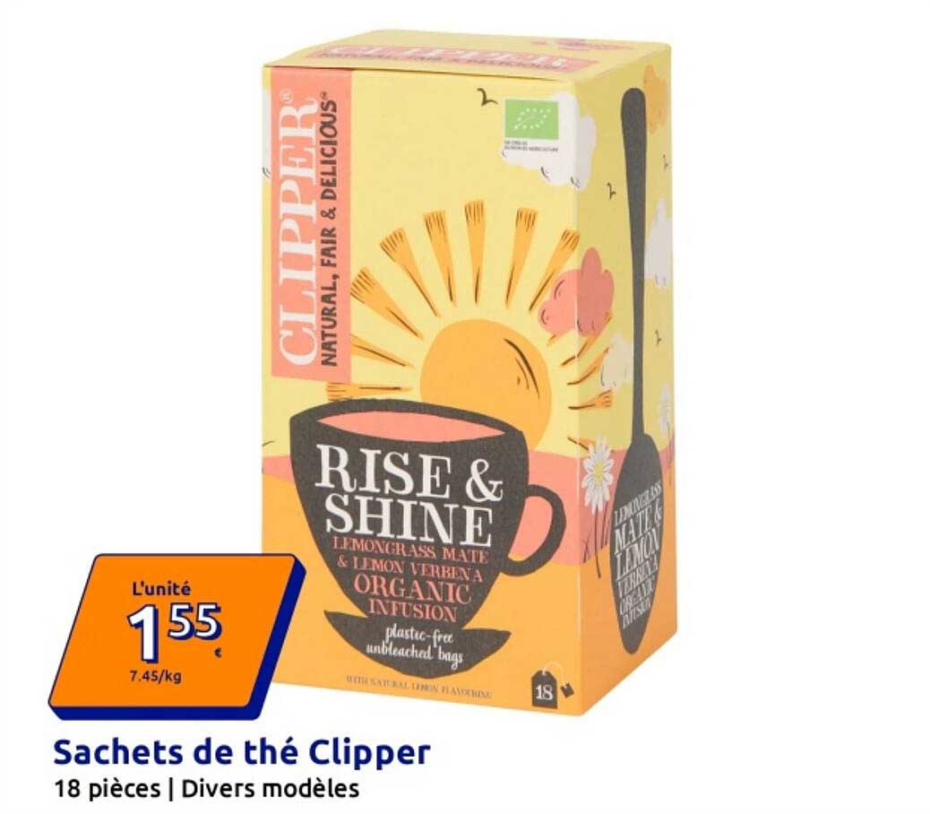 Sachets de thé Clipper