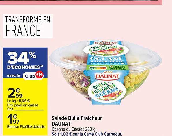 Salade Bulle Fraicheur DAUNAT