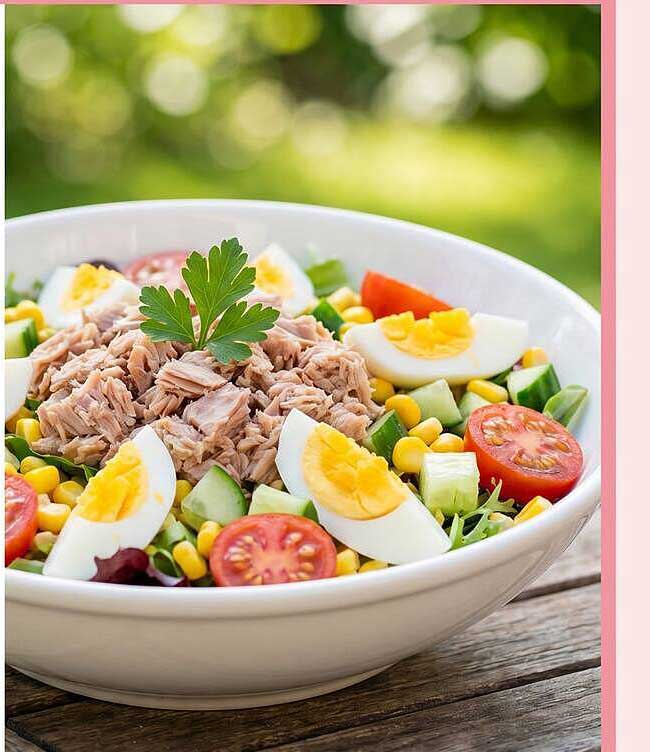 Salade composée au thon