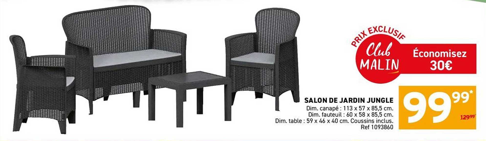 SALON DE JARDIN JUNGLE