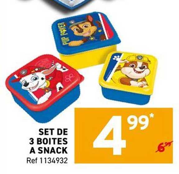 SET DE 3 BOITES A SNACK Ref 1134932
