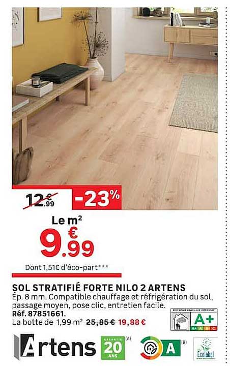 SOL STRATIFIÉ FORTE NILO 2 ARTENS