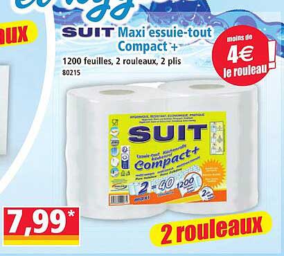 SUIT Maxi essuie-tout Compact +