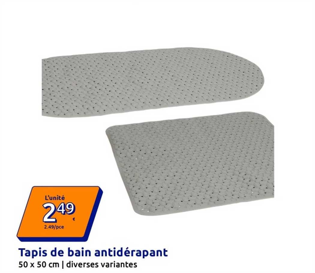 Tapis de bain antidérapant