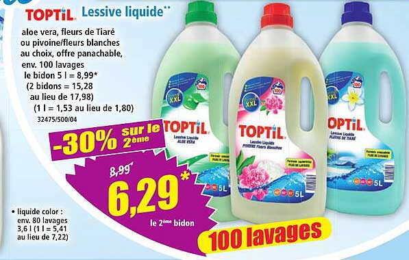 TOPTIL Lessive liquide**