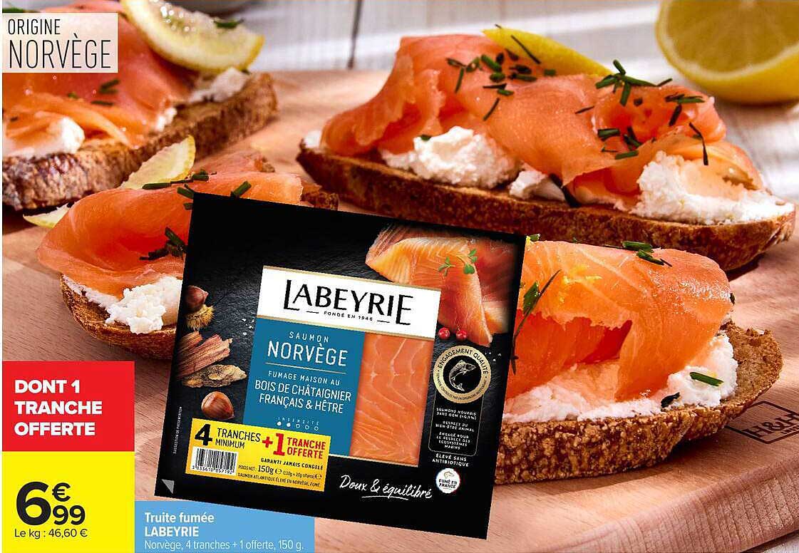 Truite fumée LABEYRIE