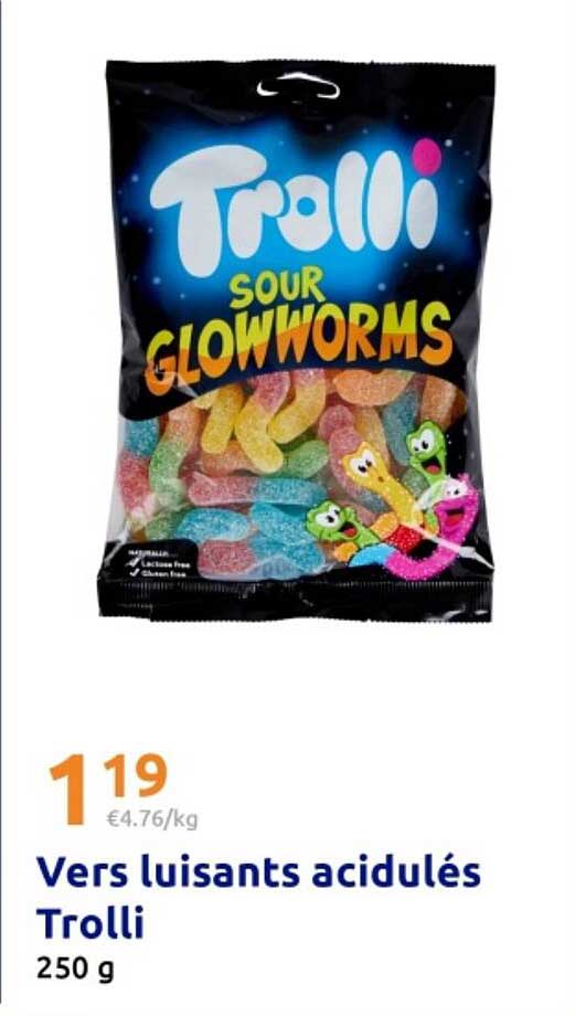 Vers luisants acidulés Trolli
