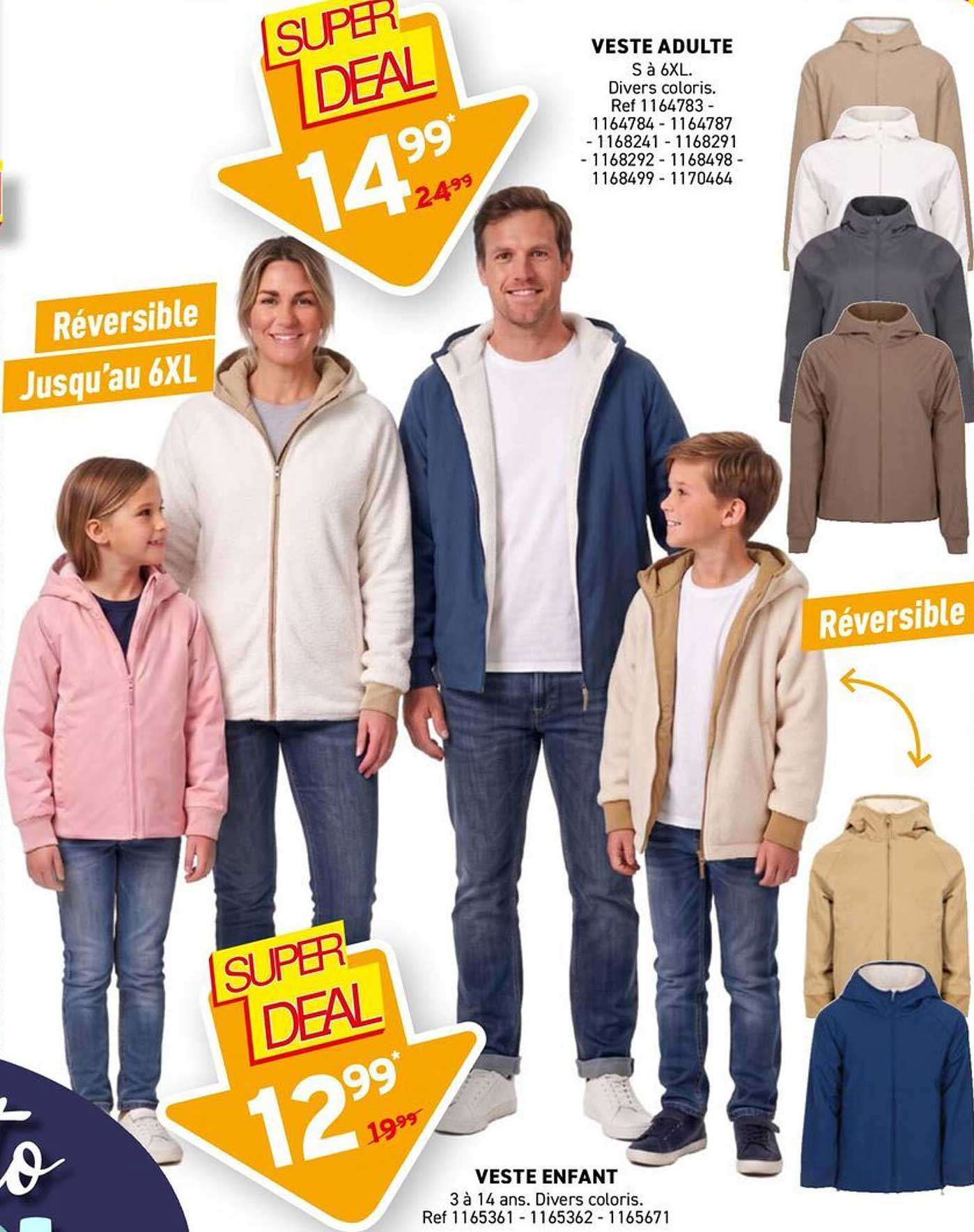 VESTE ADULTE