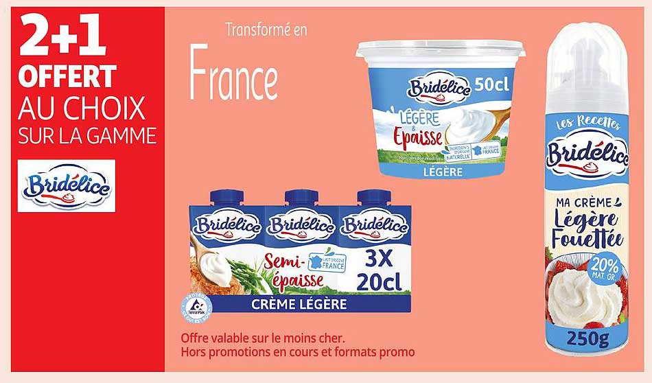 2+1 OFFERT AU CHOIX SUR LA GAMME