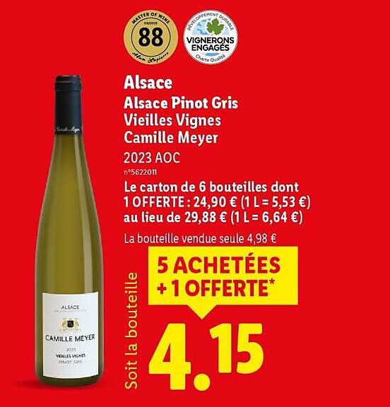 5 ACHETÉES + 1 OFFERTES*