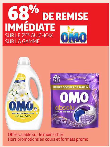68% DE REMISE IMMEDIATE SUR LE 2ÈME AU CHOIX SUR LA GAMME