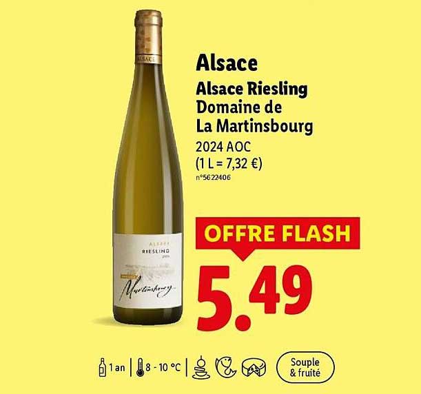 Alsace Riesling Domaine de La Martinsbourg