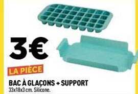 BAC À GLACONS + SUPPORT