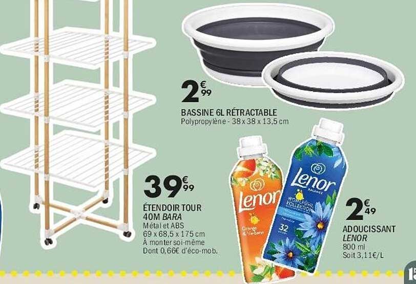 BASSINE 6L RÉTRACTABLE