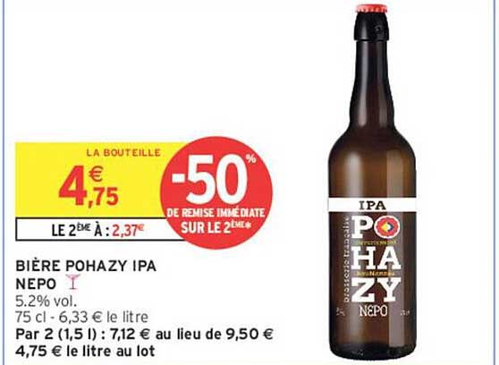 BIÈRE POHAZY IPA NEPO