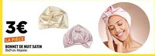 BONNET DE NUIT SATIN