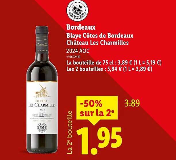 Bordeaux Blaye Côtes de Bordeaux Château Les Charmilles