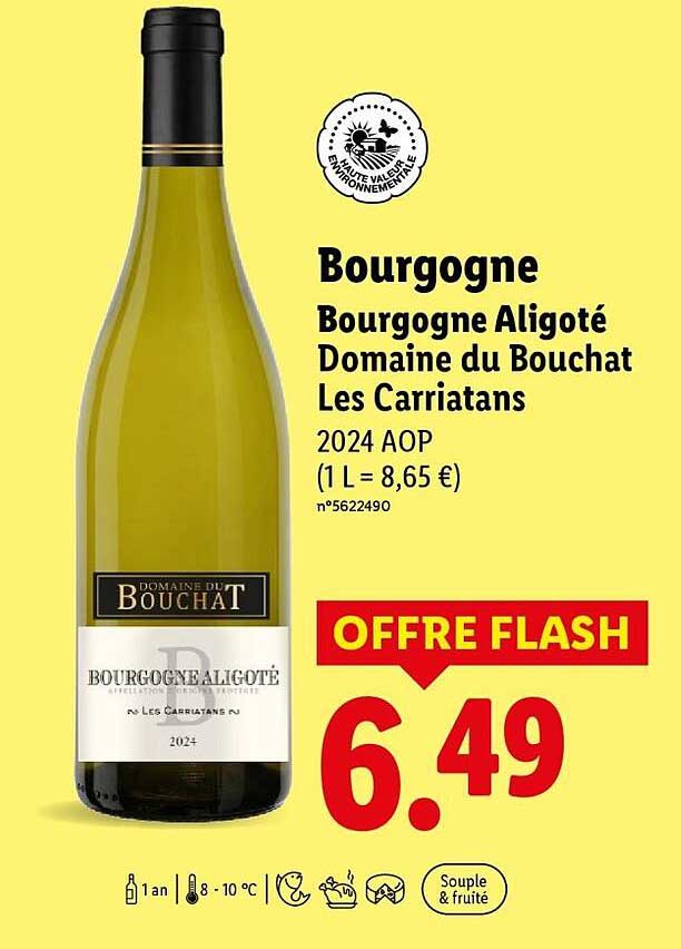 Bourgogne Aligoté Domaine du Bouchat Les Carriatans