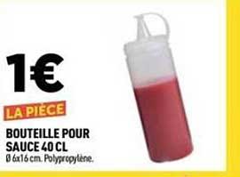 BOUTEILLE POUR SAUCE 40 CL