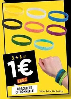 BRACELETS CITRONNELLE