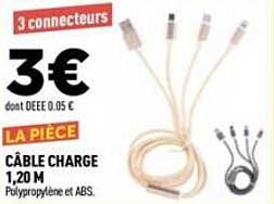 CÂBLE CHARGE 1,20 M