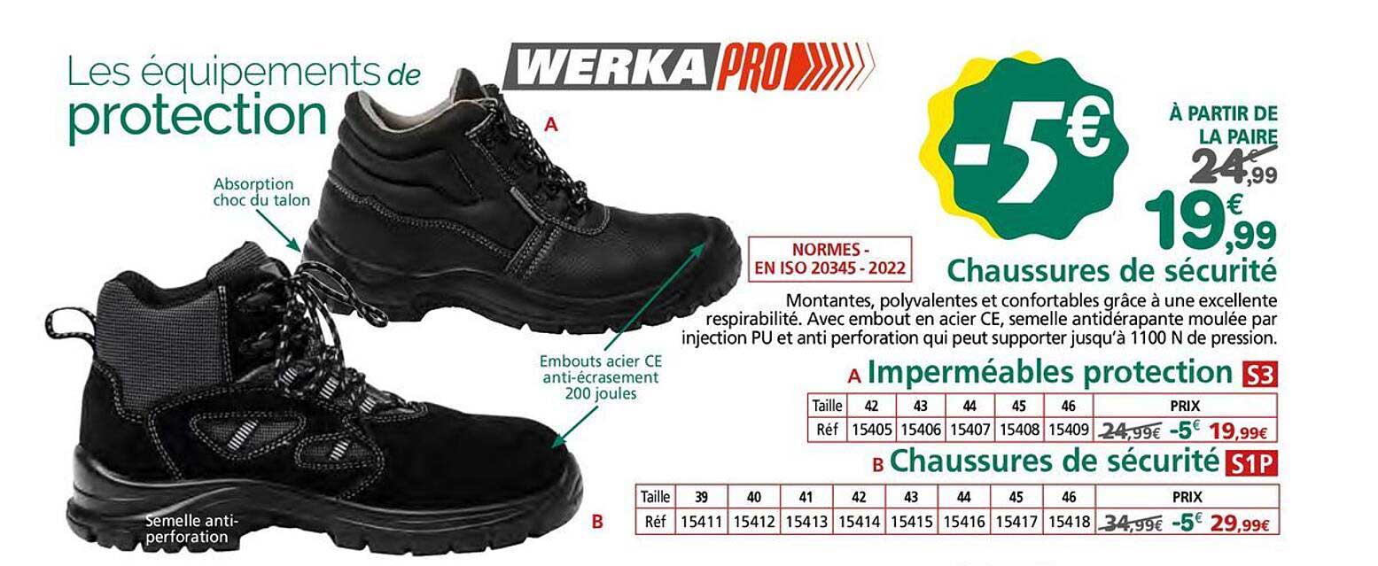 Chaussures de sécurité