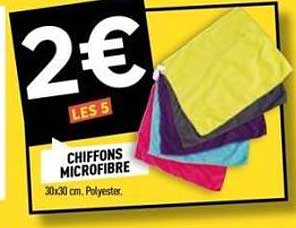 Chiffons microfibre