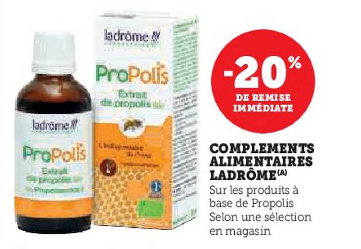 COMPLÉMENTS ALIMENTAIRES LADRÔME