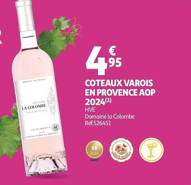 COTEAUX VAROIS EN PROVENCE AOP 2024