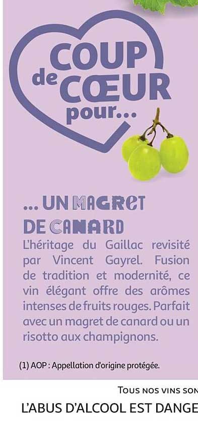 COUP de CŒUR pour... UN MAGRET DE CANARD