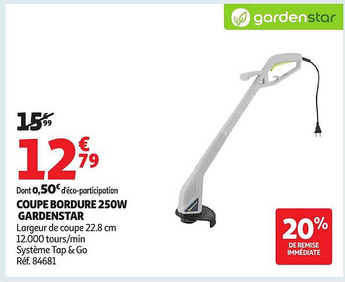 COUPE BORDURE 250W GARDENSTAR
