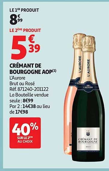 CRÉMANT DE BOURGOGNE AOP L’Aurore