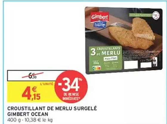 CROUSTILLANT DE MERLU SURGÉ GIMBERT OCEAN
