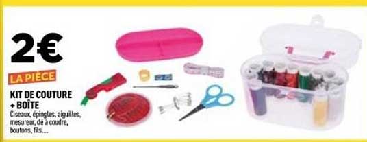 KIT DE COUTURE + BOÎTE