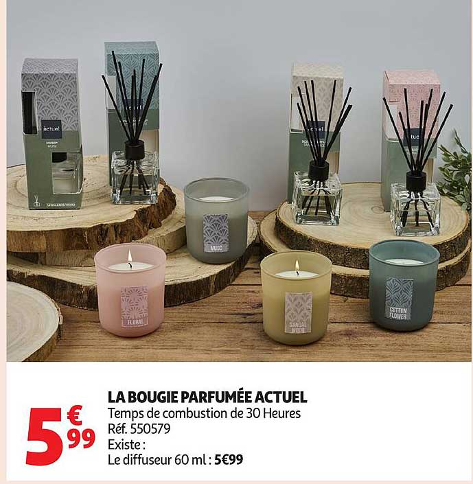 LA BOUGIE PARFUMÉE ACTUEL