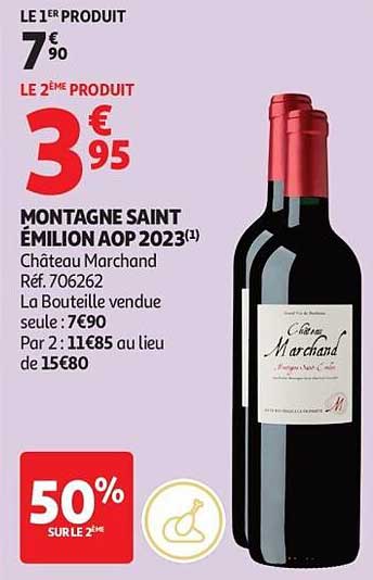 MONTAGNE SAINT ÉMILION AOP 2023