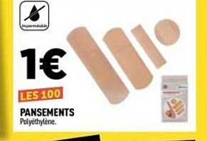 Pansements Polyéthylène Les 100