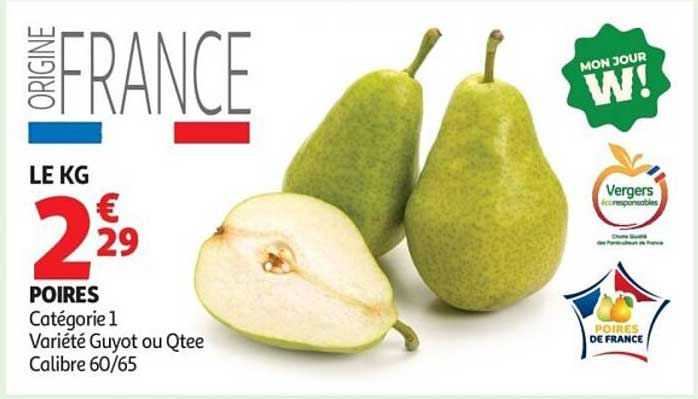 POIRES Origine France