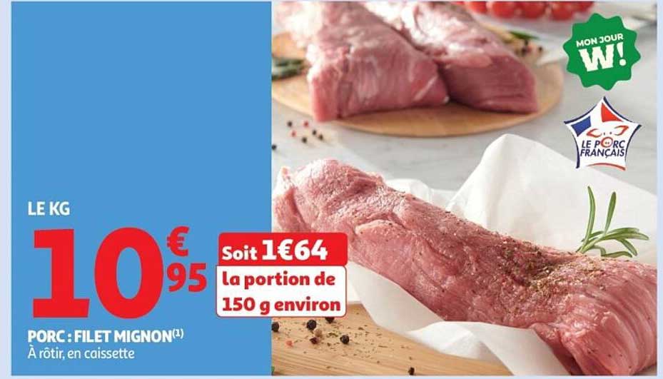 Porc : Filet Mignon