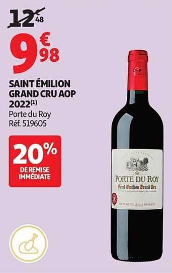 SAINT ÉMILION GRAND CRU AOP 2022