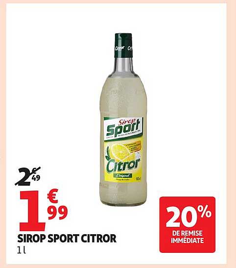 SIROP SPORT CITRON