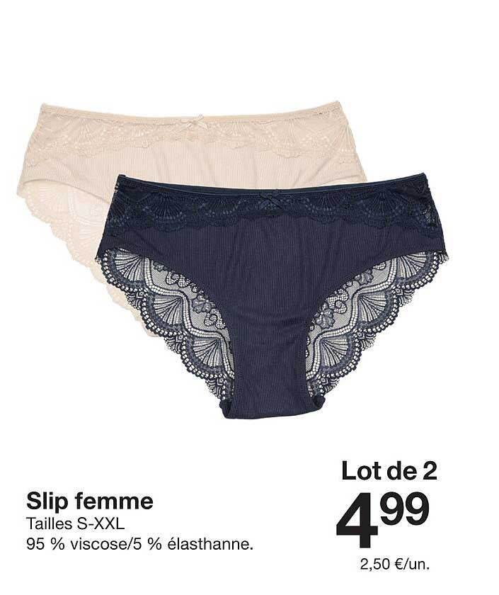 Slip femme