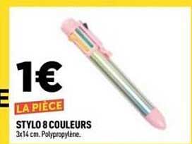 STYLO 8 COULEURS