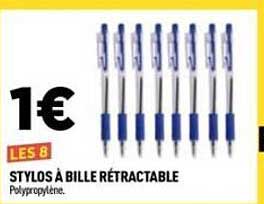 STYLOS À BILLE RÉTRACTABLE